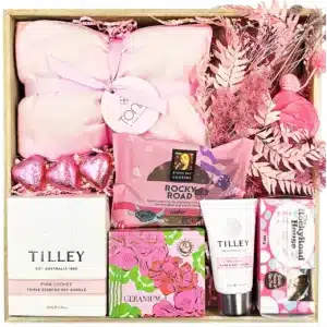 Pretty in pink gift box