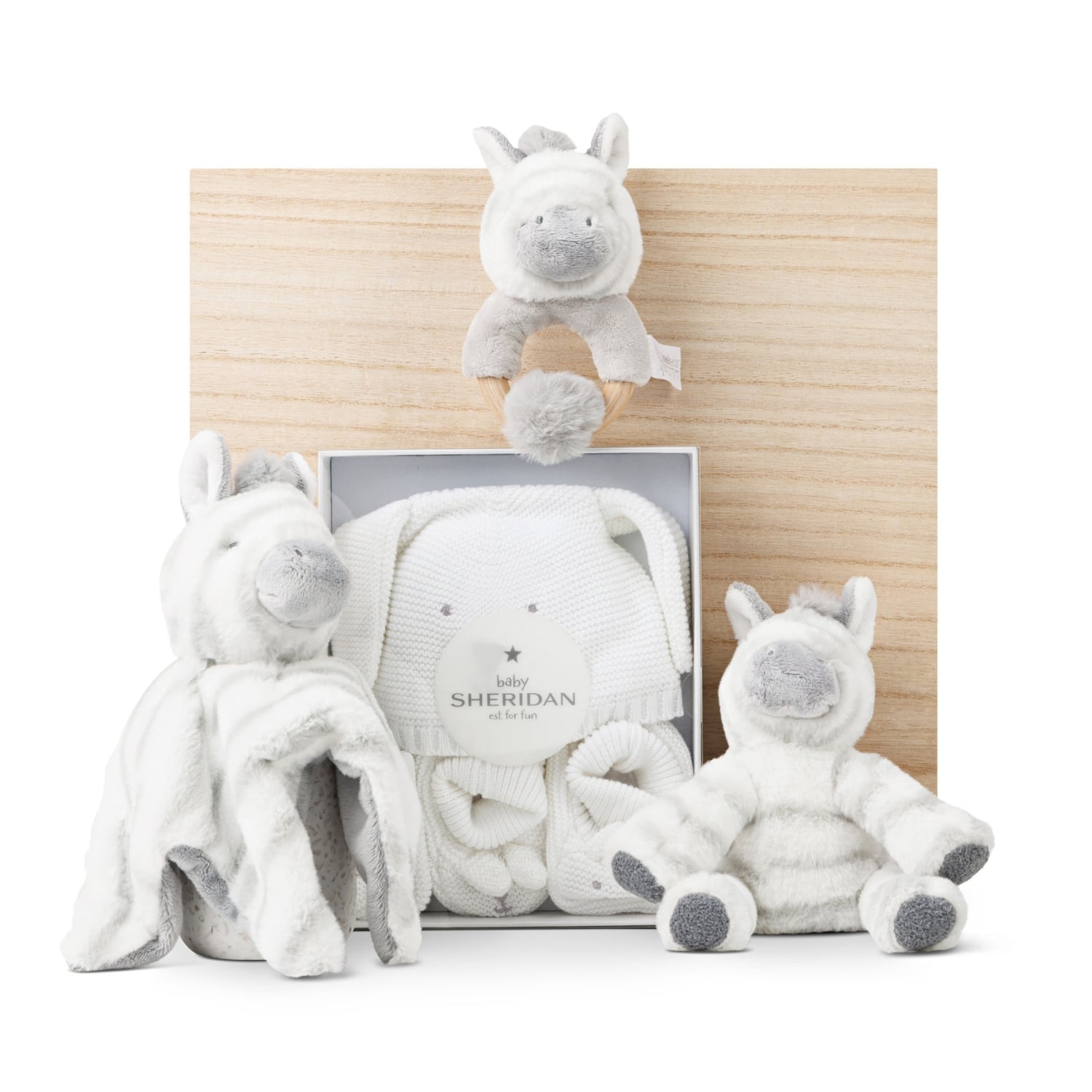 Sheridan Safari Baby Hamper (White)